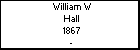 William W Hall